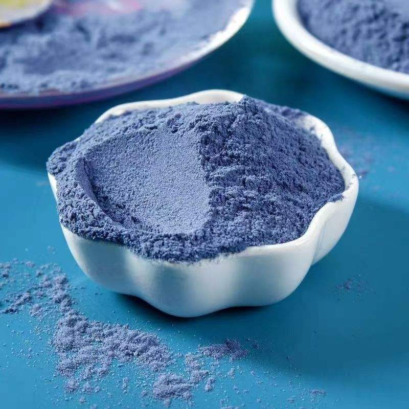 Blue matcha butterfly pea powder, caffeine-free, for vibrant lattes and mocktails in Dubai