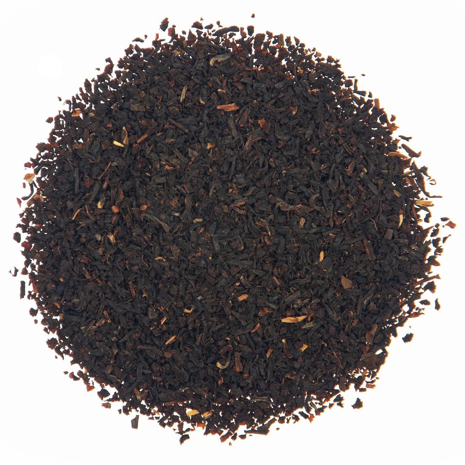 Broken-leaf English Breakfast black tea brewed for milk tea and breakfast service in Dubai cafes and hotels