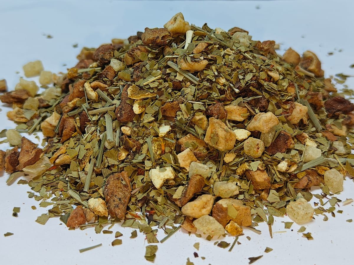 Mandarin yerba mate loose leaf for energising, caffeine-rich cafe blends in the UAE
